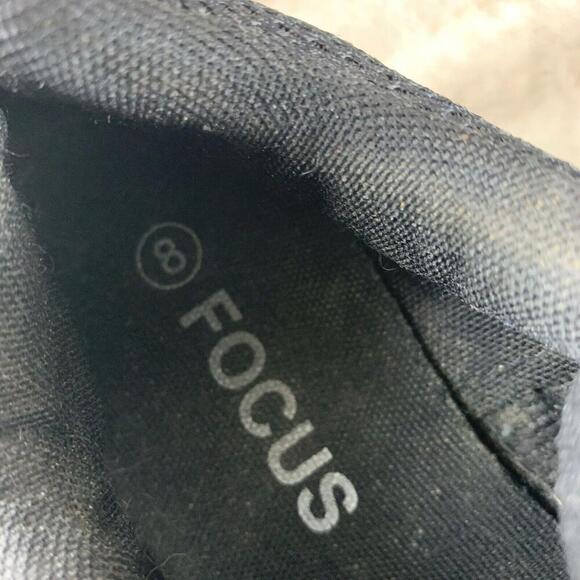 Focus Womens Size 8 Black Turquoise Lace Up Running Shoes Sneakers - Picture 7 of 7